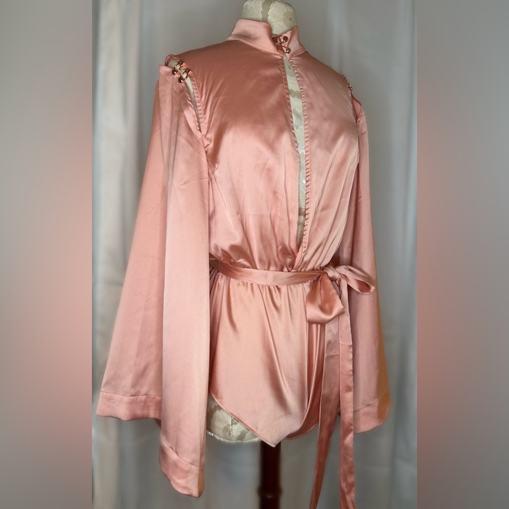 NWT Honey Birdette Blush Melissa Romper Small discontinued color - Picture 3 of 7